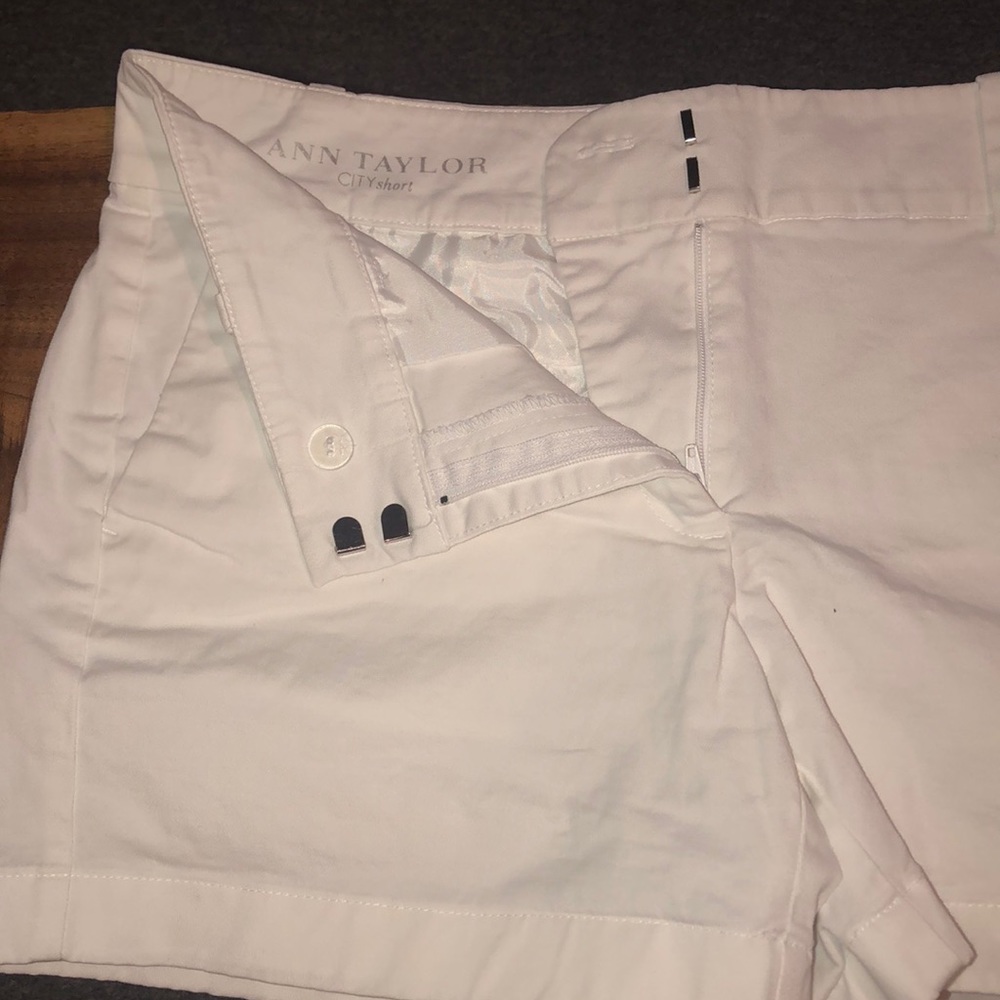 Ann Taylor white shorts
